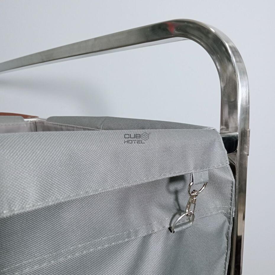 Carro Lavandaria com 2 sacos Inox
